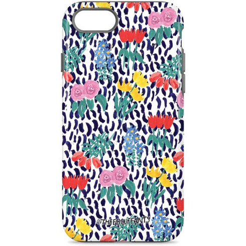 Bouffants and Broken Hearts Bouquets Print iPhone 8 Pro Case