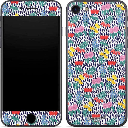 Bouffants and Broken Hearts Bouquets Print iPhone 8 Skin