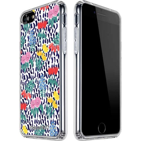 Bouffants and Broken Hearts Bouquets Print iPhone SE (2nd & 3rd Gen) Clear Case