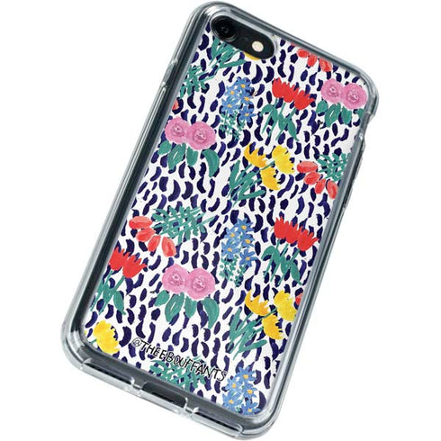 Bouffants and Broken Hearts Bouquets Print iPhone SE (2nd & 3rd Gen) Clear Case