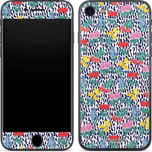 Bouffants and Broken Hearts Bouquets Print iPhone SE (2nd & 3rd Gen) Skin