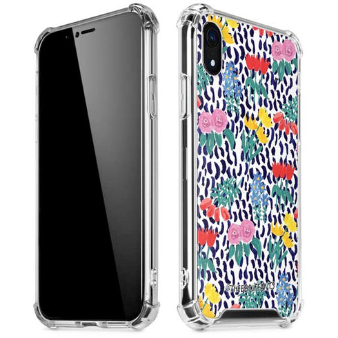 Bouffants and Broken Hearts Bouquets Print iPhone XR Clear Case