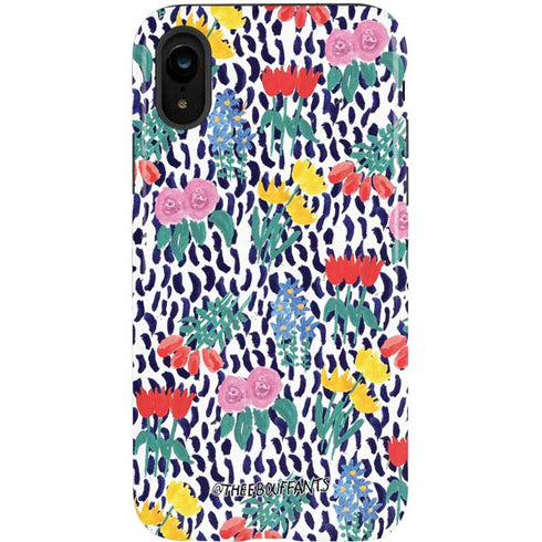 Bouffants and Broken Hearts Bouquets Print iPhone XR Pro Case