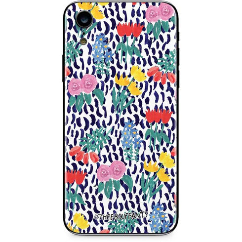 Bouffants and Broken Hearts Bouquets Print iPhone XR Skin