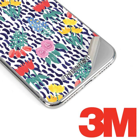 Bouffants and Broken Hearts Bouquets Print iPhone XR Skin