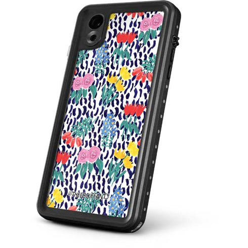 Bouffants and Broken Hearts Bouquets Print iPhone XR Waterproof Case