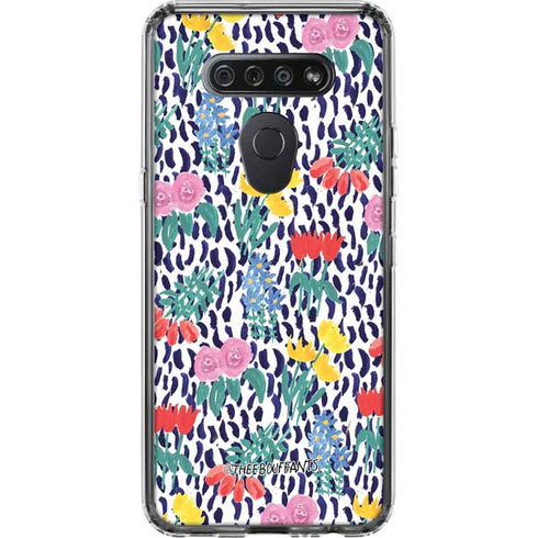 Bouffants and Broken Hearts Bouquets Print LG K51/Q51 Clear Case