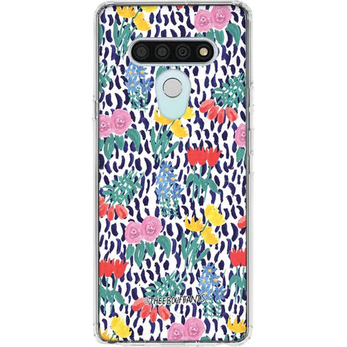 Bouffants and Broken Hearts Bouquets Print LG Stylo 6 Clear Case
