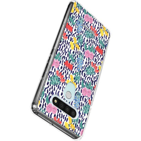 Bouffants and Broken Hearts Bouquets Print LG Stylo 6 Clear Case