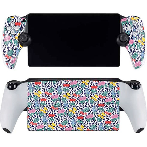 Bouffants and Broken Hearts Bouquets Print PlayStation Portal Remote Player Skin