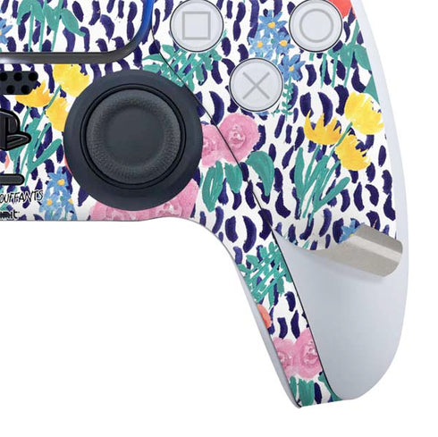 Bouffants and Broken Hearts Bouquets Print PS5 Controller Skin