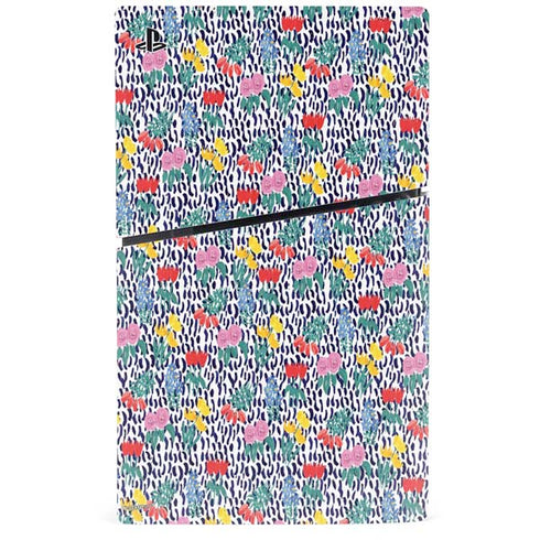 Bouffants and Broken Hearts Bouquets Print PS5 Slim Disk Bundle Skin