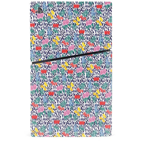 Bouffants and Broken Hearts Bouquets Print PS5 Slim Disk Console Skin