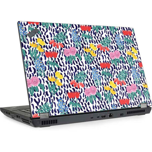 Bouffants and Broken Hearts Bouquets Print Lenovo ThinkPad Skin