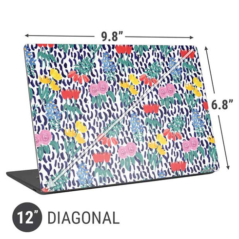 Bouffants and Broken Hearts Bouquets Print Universal Laptop 12in (9.8 x 6.8in) Skin
