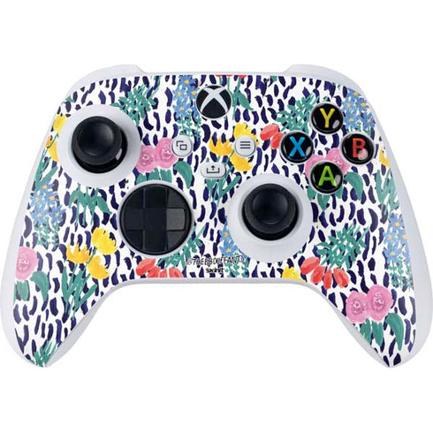 Bouffants and Broken Hearts Bouquets Print Xbox Series S Controller Skin