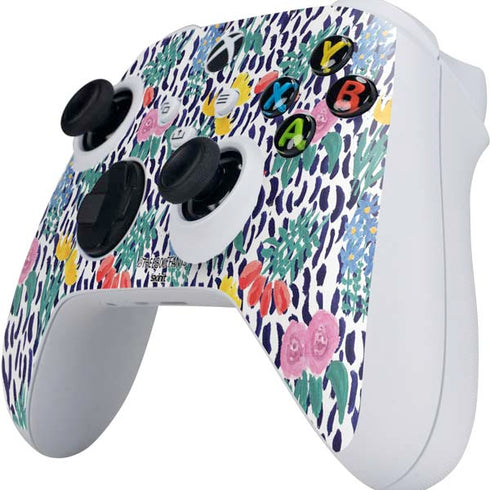 Bouffants and Broken Hearts Bouquets Print Xbox Series S Controller Skin