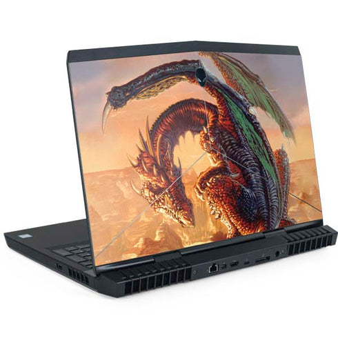 Bravery Misplaced Dragon and Knight by Ed Beard Jr Dell Alienware Skin