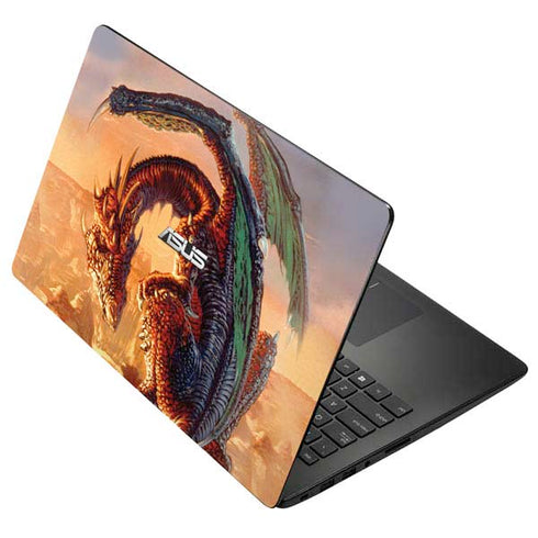 Ed Beard Jr. Bravery Misplaced Dragon and Knight Asus X502CA 15.6 Skin