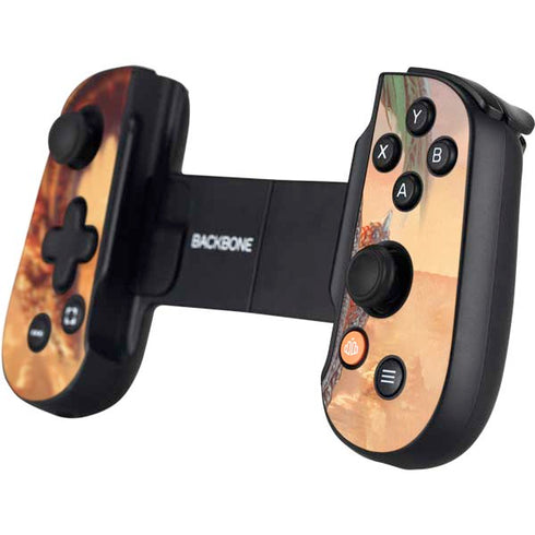 Bravery Misplaced Dragon and Knight by Ed Beard Jr Backbone One for iPhone Game Controller Skin