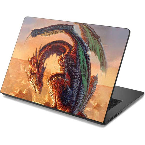Ed Beard Jr. Bravery Misplaced Dragon and Knight Dell Chromebook Skin