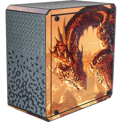 Ed Beard Jr. Bravery Misplaced Dragon and Knight Cooler Master MasterBox Q300L Mini Tower Skin