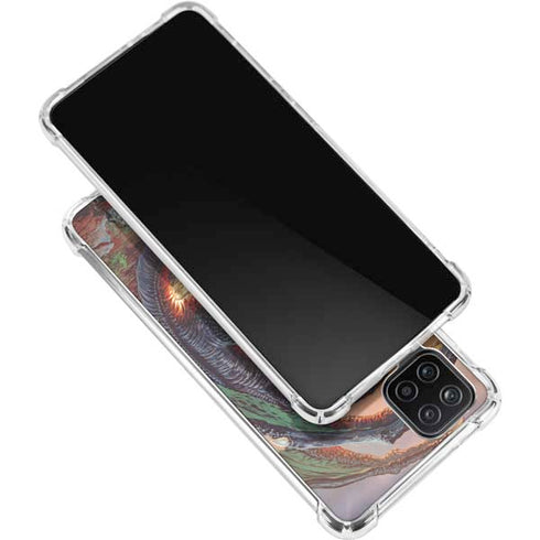 Ed Beard Jr. Bravery Misplaced Dragon and Knight Galaxy A12 Clear Case