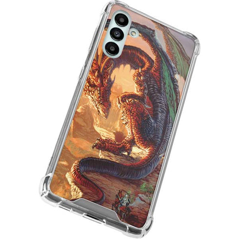 Ed Beard Jr. Bravery Misplaced Dragon and Knight Galaxy A13 5G Clear Case