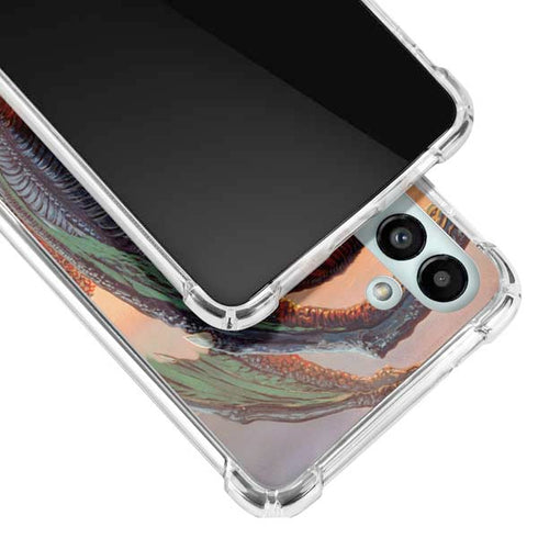 Ed Beard Jr. Bravery Misplaced Dragon and Knight Galaxy A13 5G Clear Case