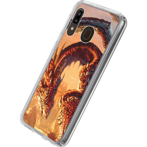 Ed Beard Jr. Bravery Misplaced Dragon and Knight Galaxy A20 Clear Case