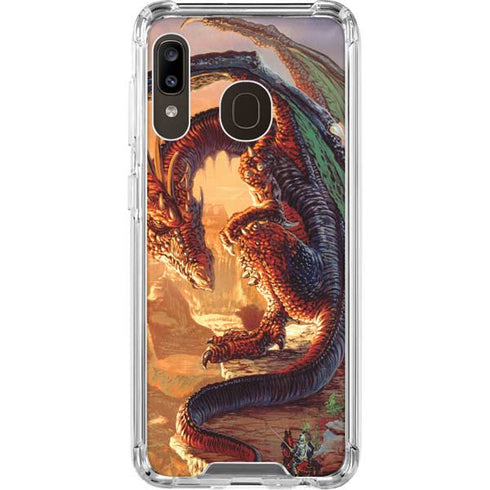Ed Beard Jr. Bravery Misplaced Dragon and Knight Galaxy A30 Clear Case