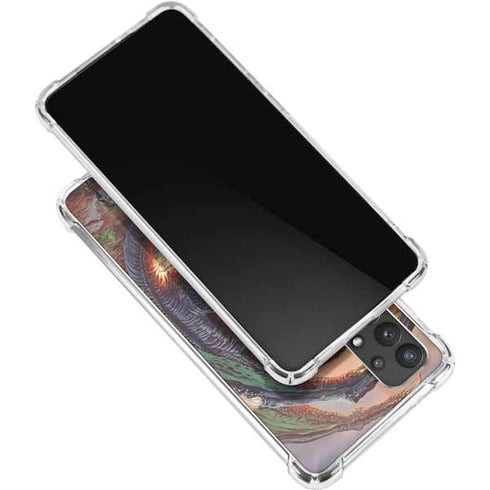 Ed Beard Jr. Bravery Misplaced Dragon and Knight Galaxy A32 5G Clear Case