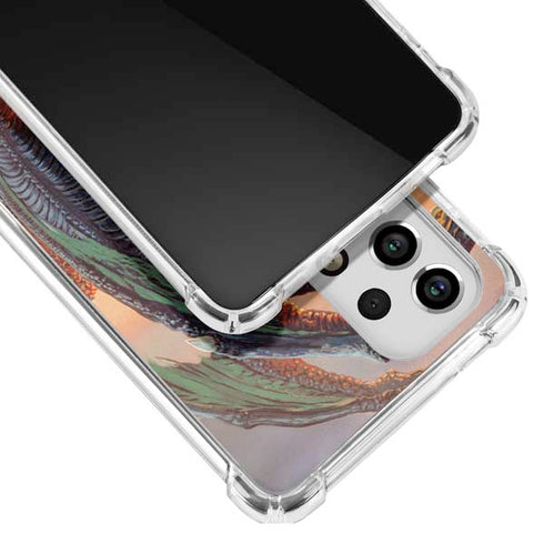 Ed Beard Jr. Bravery Misplaced Dragon and Knight Galaxy A33 5G Clear Case