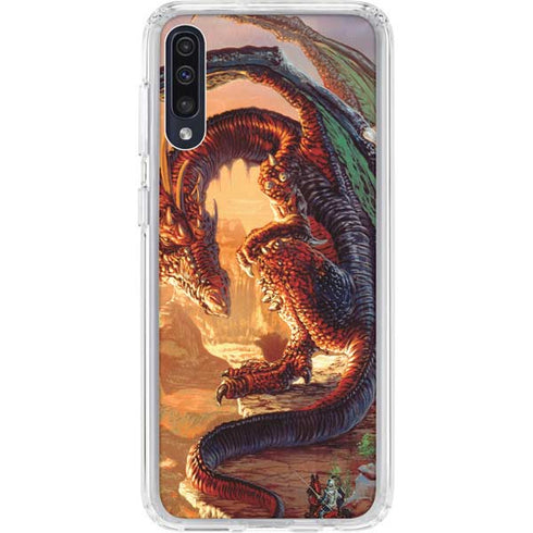 Ed Beard Jr. Bravery Misplaced Dragon and Knight Galaxy A50 Clear Case