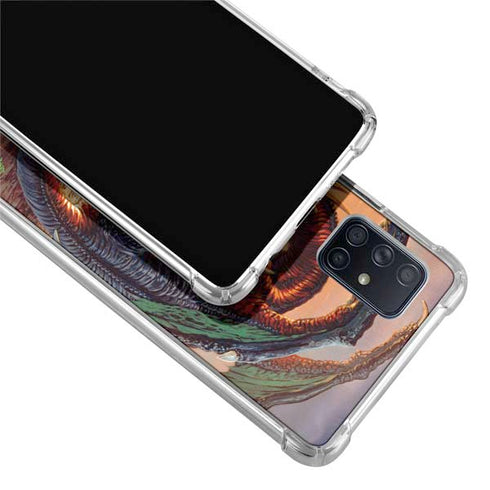 Ed Beard Jr. Bravery Misplaced Dragon and Knight Galaxy A51 5G Clear Case