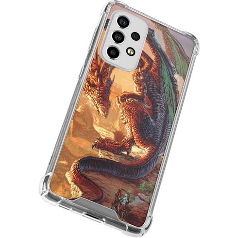 Ed Beard Jr. Bravery Misplaced Dragon and Knight Galaxy A53 5G Clear Case