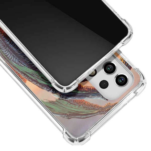 Ed Beard Jr. Bravery Misplaced Dragon and Knight Galaxy A53 5G Clear Case