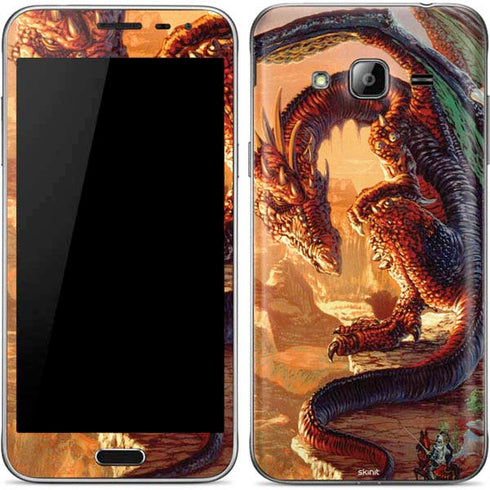 Ed Beard Jr. Bravery Misplaced Dragon and Knight Galaxy J3 Skin