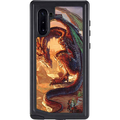 Ed Beard Jr. Bravery Misplaced Dragon and Knight Galaxy Note 10 Waterproof Case
