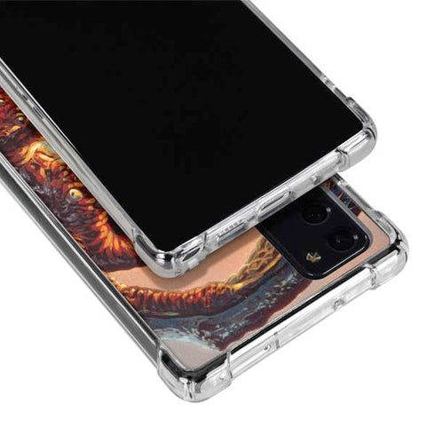Ed Beard Jr. Bravery Misplaced Dragon and Knight Galaxy Note20 5G Clear Case