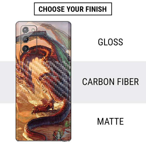 Ed Beard Jr. Bravery Misplaced Dragon and Knight Galaxy Note20 5G Skin