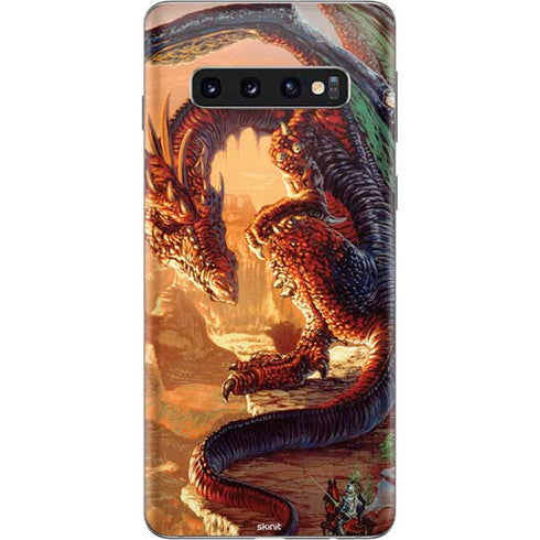 Ed Beard Jr. Bravery Misplaced Dragon and Knight Galaxy S10 Skin