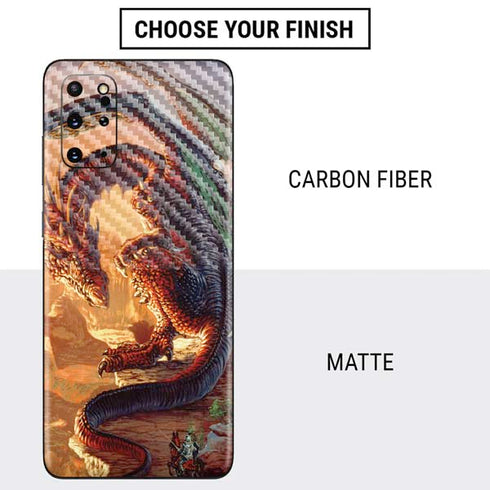 Ed Beard Jr. Bravery Misplaced Dragon and Knight Galaxy S20 Plus Skin