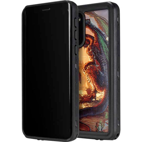 Ed Beard Jr. Bravery Misplaced Dragon and Knight Galaxy S20 Plus Waterproof Case