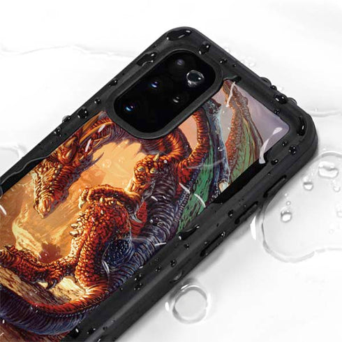 Ed Beard Jr. Bravery Misplaced Dragon and Knight Galaxy S20 Plus Waterproof Case