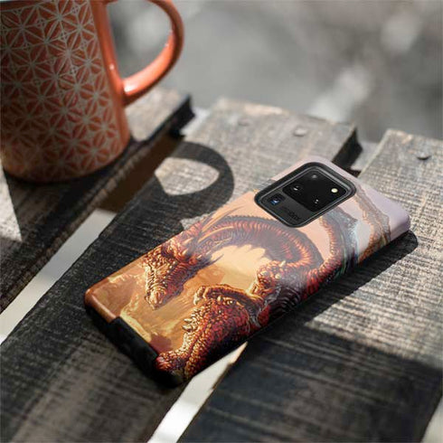Ed Beard Jr. Bravery Misplaced Dragon and Knight Galaxy S20 Ultra 5G Pro Case
