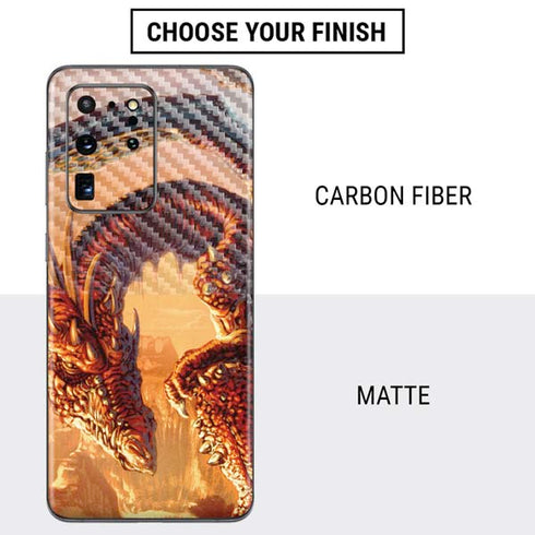 Ed Beard Jr. Bravery Misplaced Dragon and Knight Galaxy S20 Ultra 5G Skin