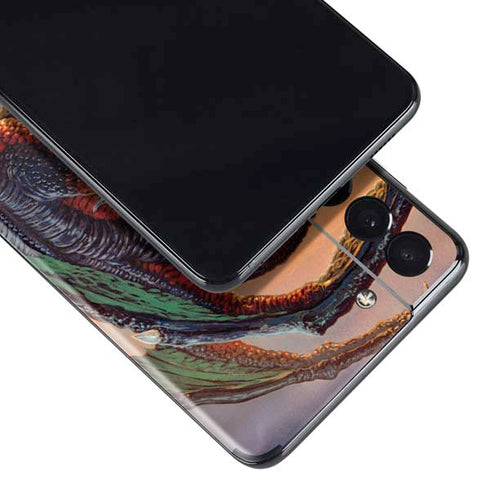 Ed Beard Jr. Bravery Misplaced Dragon and Knight Galaxy S21 5G Skin