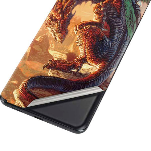 Ed Beard Jr. Bravery Misplaced Dragon and Knight Galaxy S21 Ultra 5G Skin