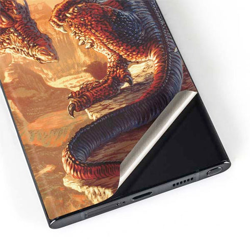 Ed Beard Jr. Bravery Misplaced Dragon and Knight Galaxy S22 Ultra Skin